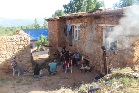 dersimde koy calismasi basladi